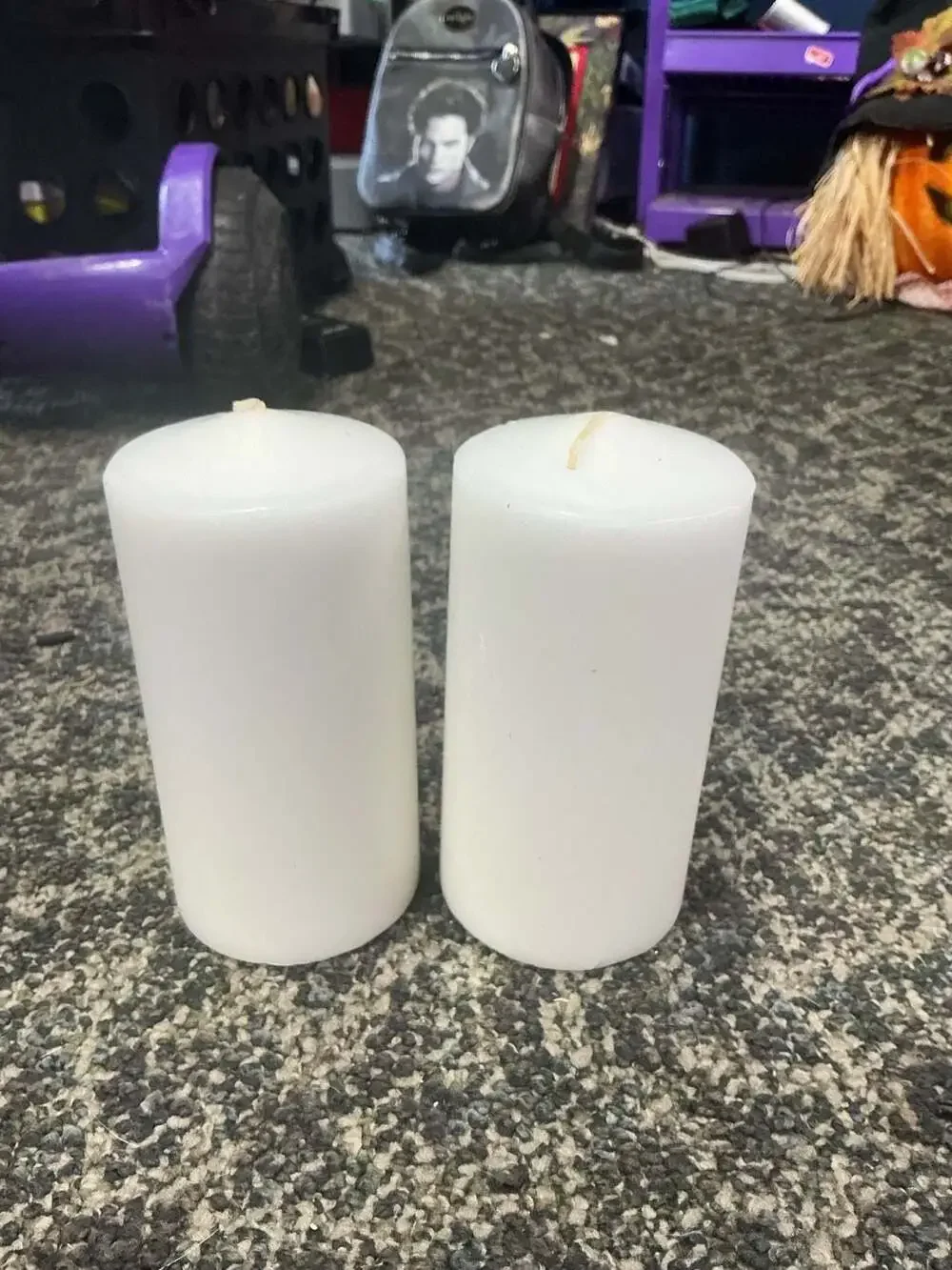 Room Essentials Fragrance Free White Pillar Candle 6 in H x 3 in Dia